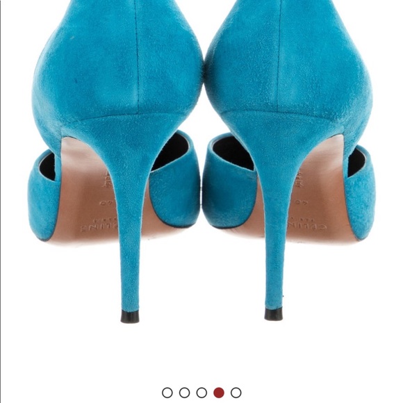 Celine Pointed Toe d-Orsay Pumps - Picture 4 of 4